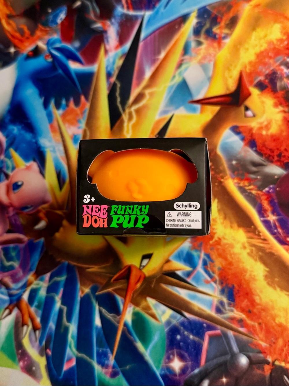 Needoh Funky Pup Orange Authentic Schylling Nee Doh Squishy Viral New